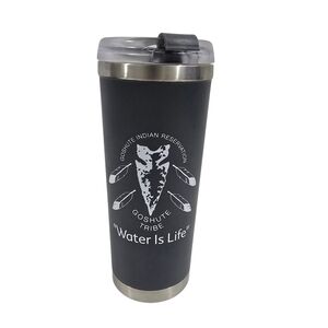 BROOKLYN Goshute Indian Reservation Tribe "Water Is Life" Travel Tumbler-24 Oz
